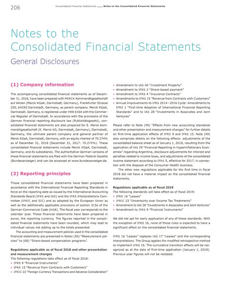 Notes to Consolidated Financial Statements .
